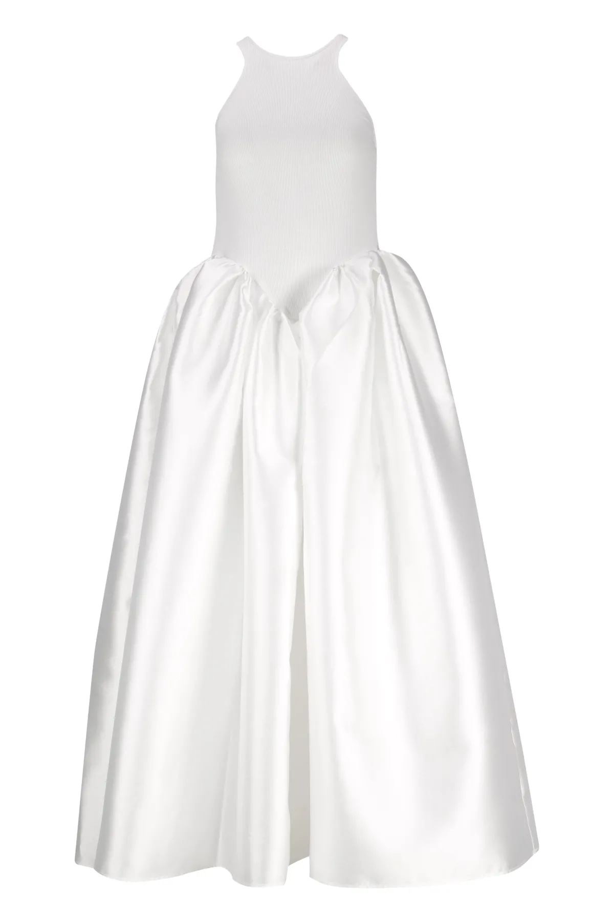 Marques ' Almeida LONG DRESS WITH FULL SKIRT