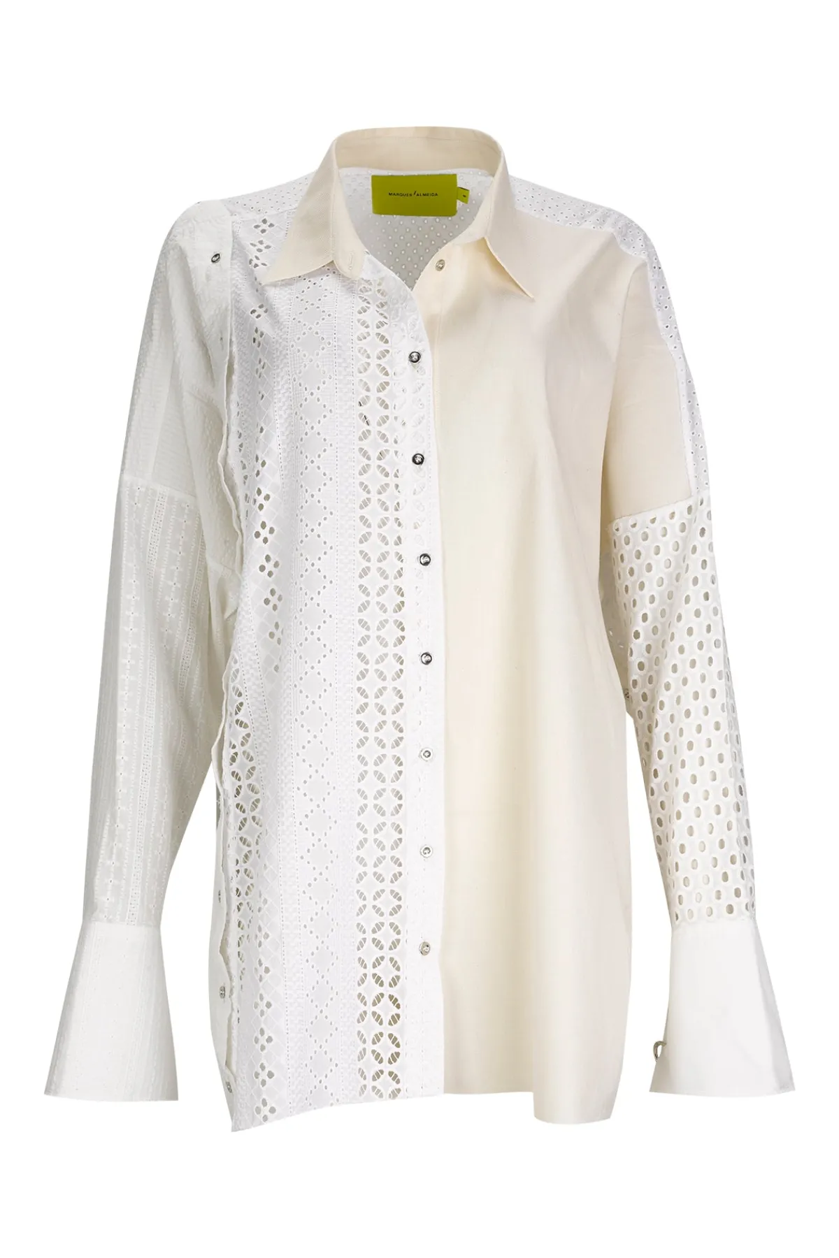 Women Marques ' Almeida PATCHWORK DECONSTRUCTED SHIRT