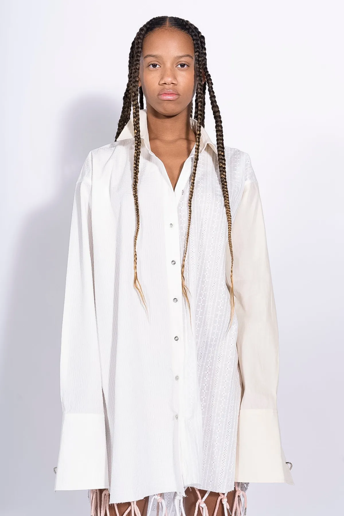 Women Marques ' Almeida PATCHWORK XXL SHIRT