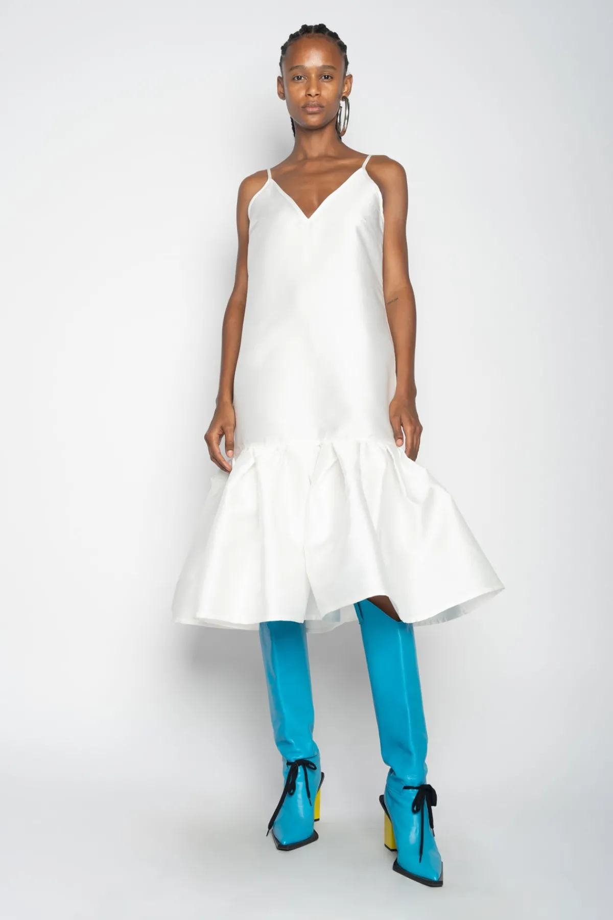 Women Marques ' Almeida PUFF HEM SLIP DRESS