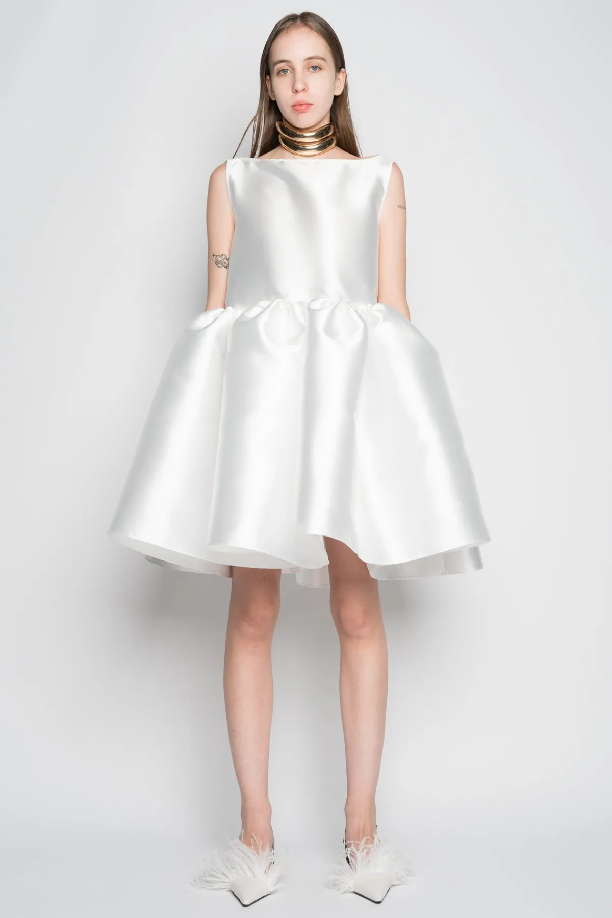 Women Marques ' Almeida SHORT SLEEVELESS PUFF DRESS