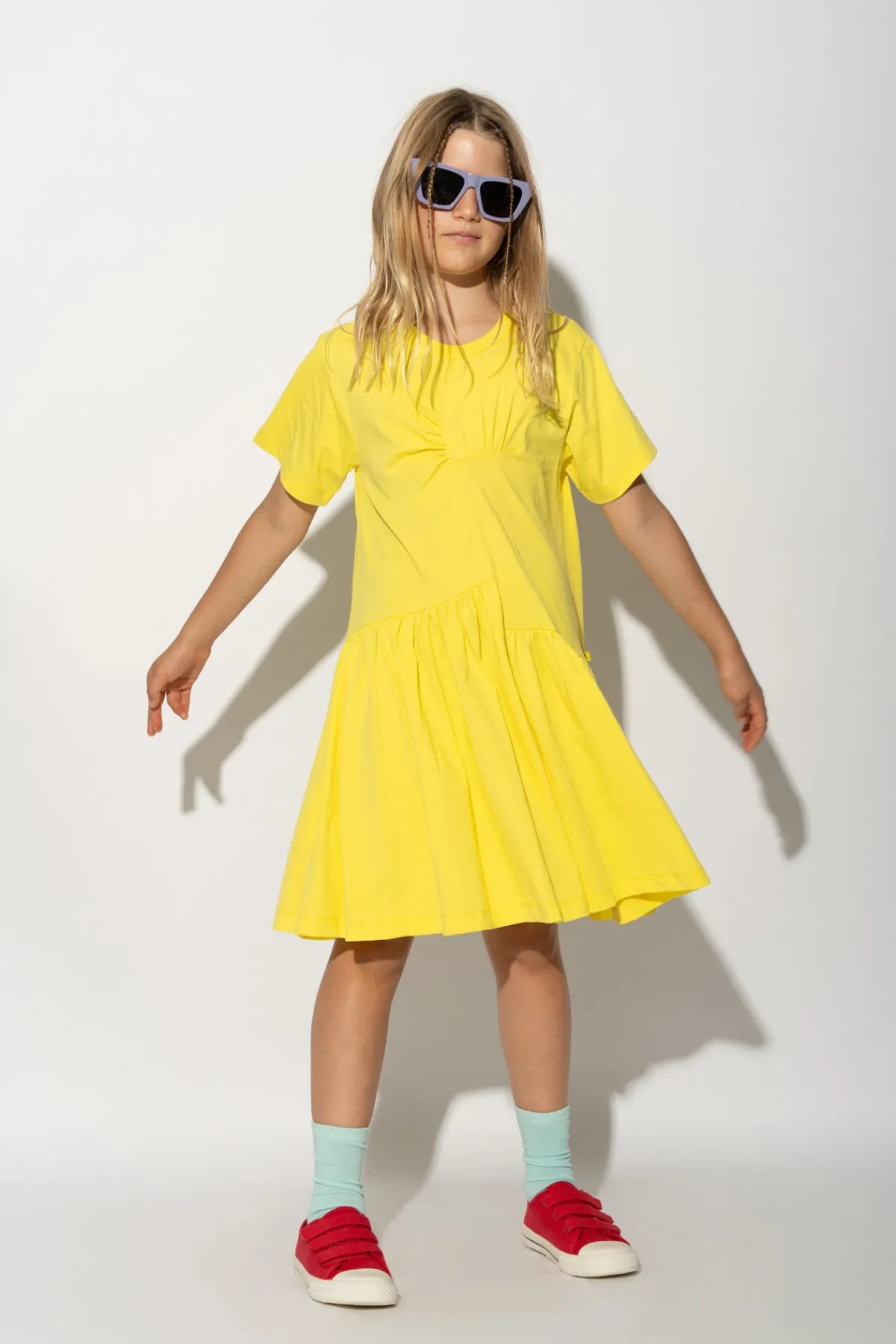 Kids Marques ' Almeida GATHERED DRESS