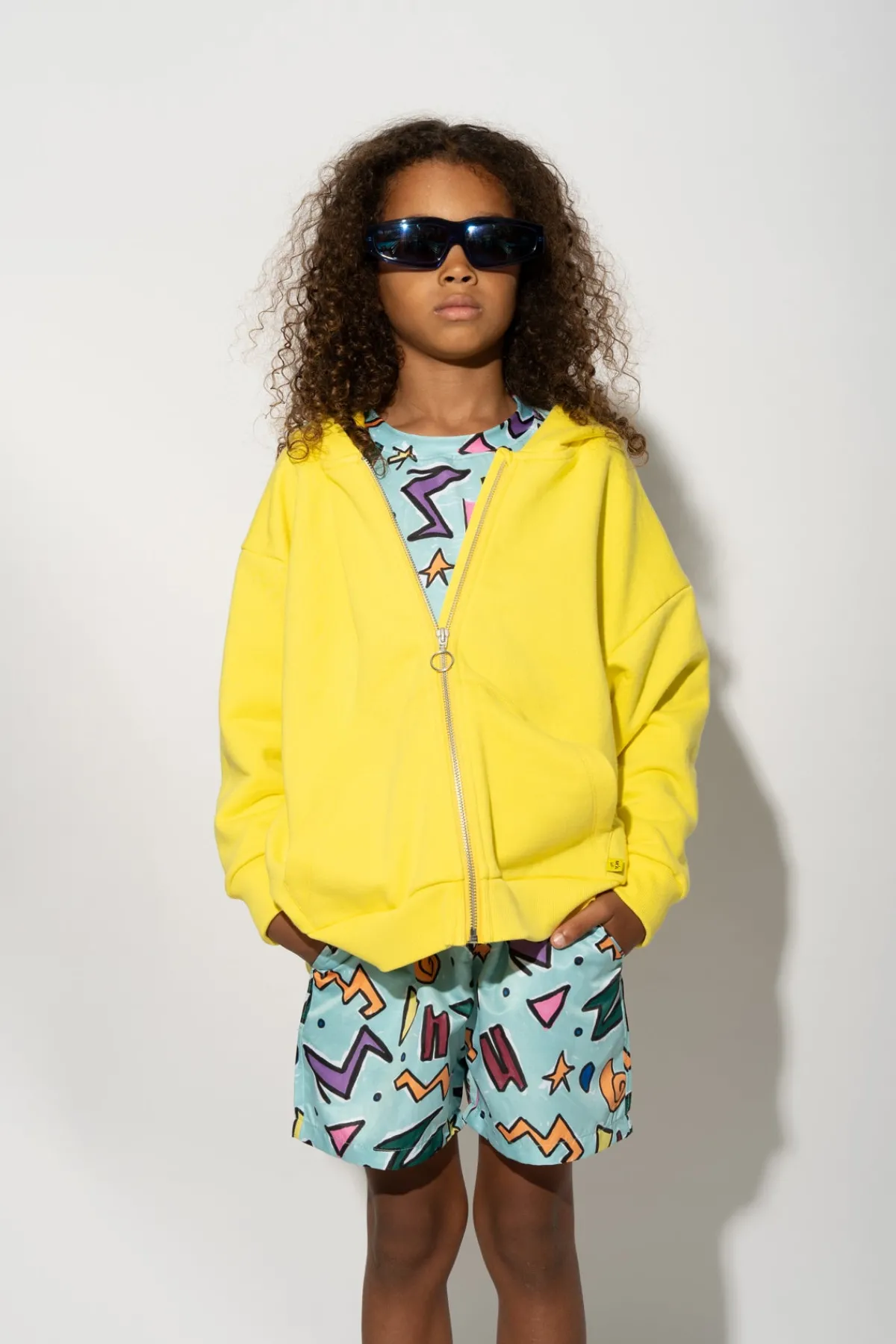 Kids Marques ' Almeida JACKET WITH EMBROIDERED LOGO