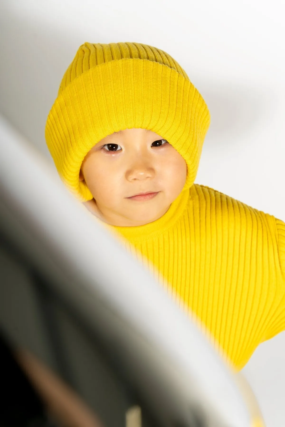 Kids Marques ' Almeida MERINO KNIT BEANIE