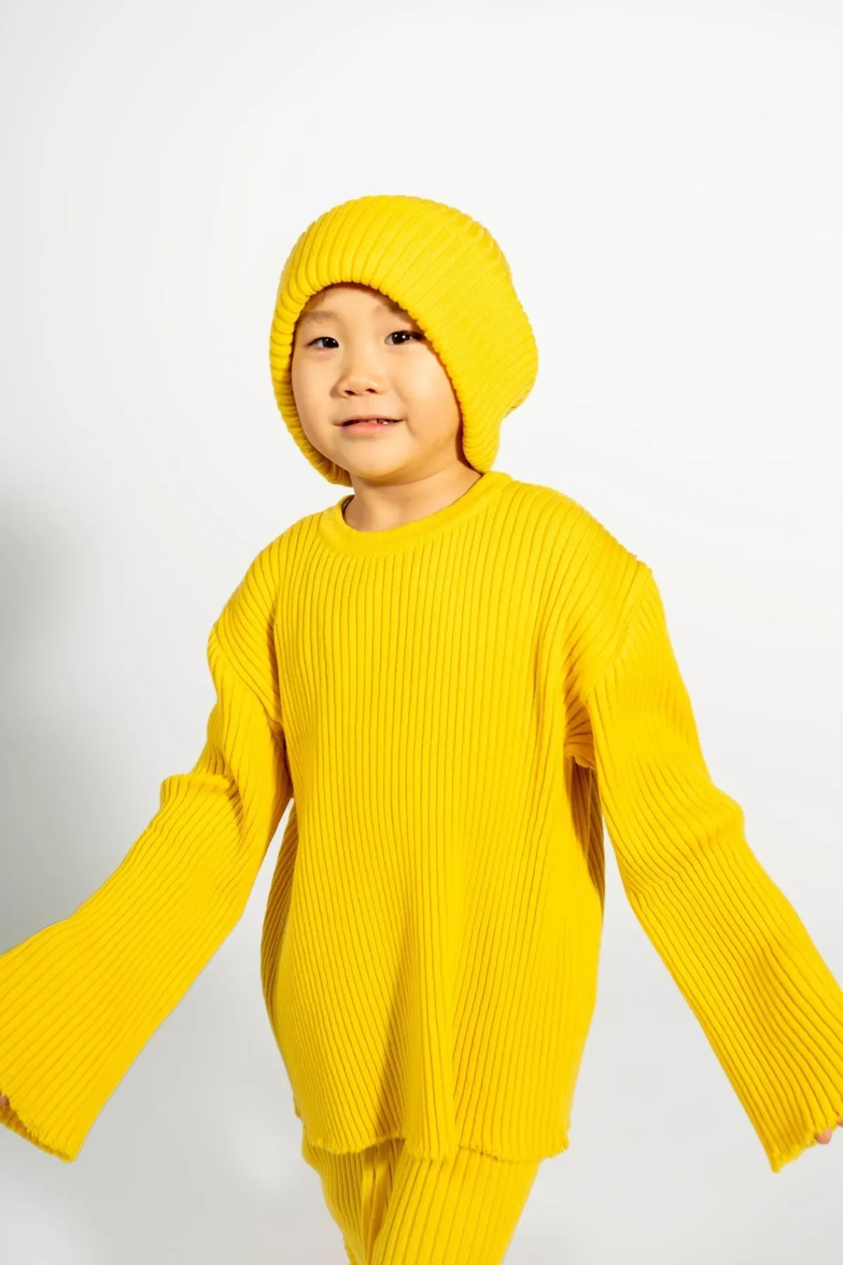 Kids Marques ' Almeida MERINO KNIT BEANIE