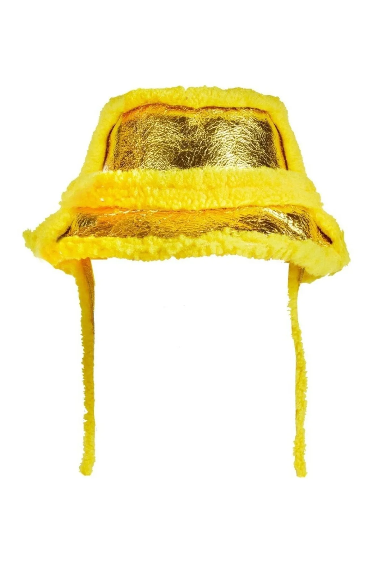 Kids Marques ' Almeida SHINY LEATHER BUCKET HAT